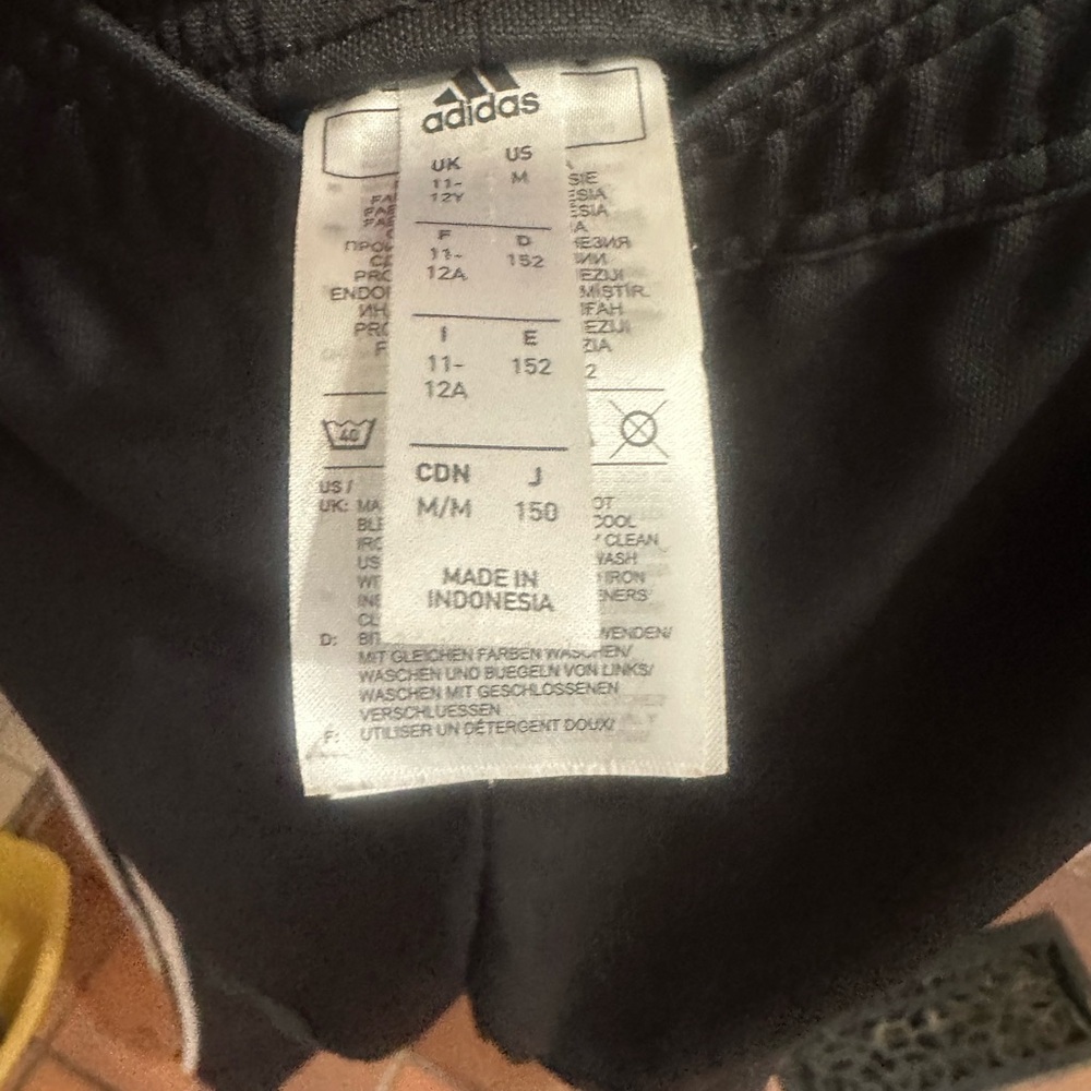 adidas Black Kids Sweatpants